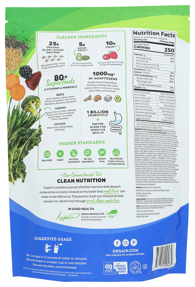 Orgain: Perfect Meal Powder Vanilla, 34.5 Oz