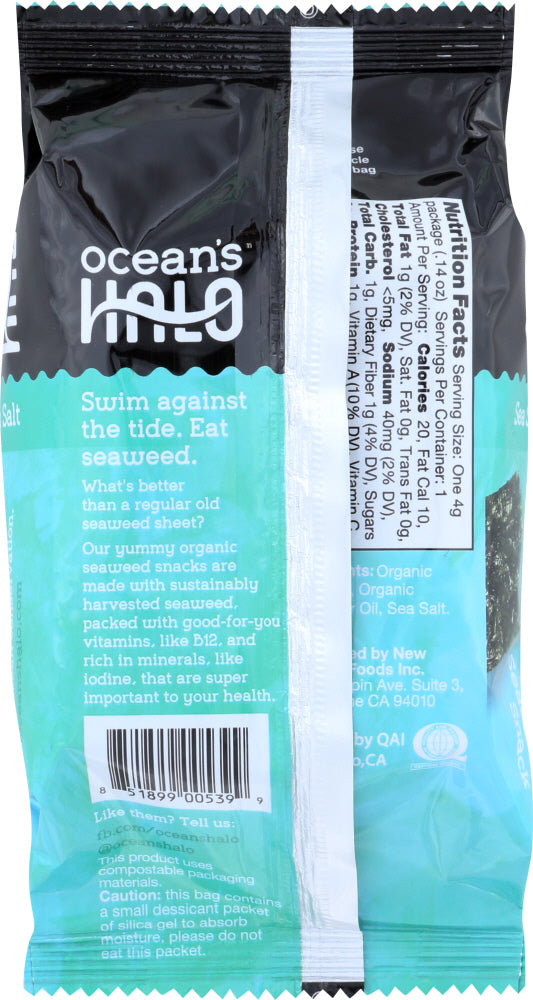 Oceans Halo: Sea Salt Seaweed, 0.14 Oz