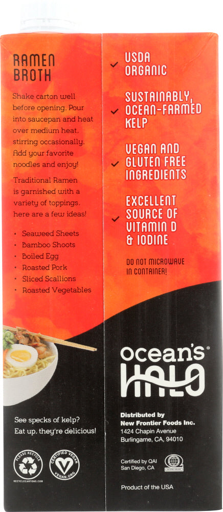 Oceans Halo: Organic Ramen Broth, 32 Fo