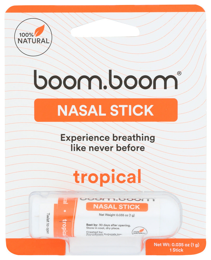 Boomboom Naturals: Inhaler Nasal Trpical 1Pk, 1 Ea