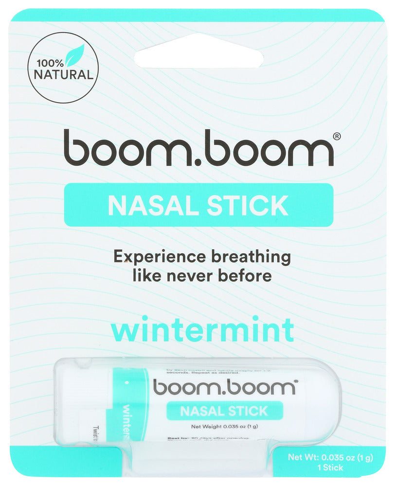 Boomboom Naturals: Inhaler Nasal Wntrmnt 1Pk, 1 Ea