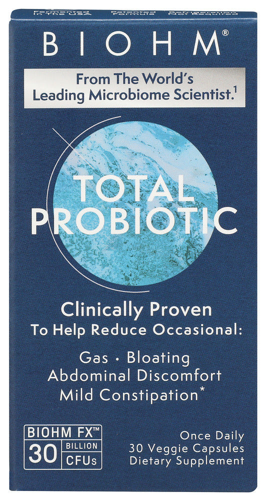 Biohm: Total Gut Probiotic Supplement, 30 Vc