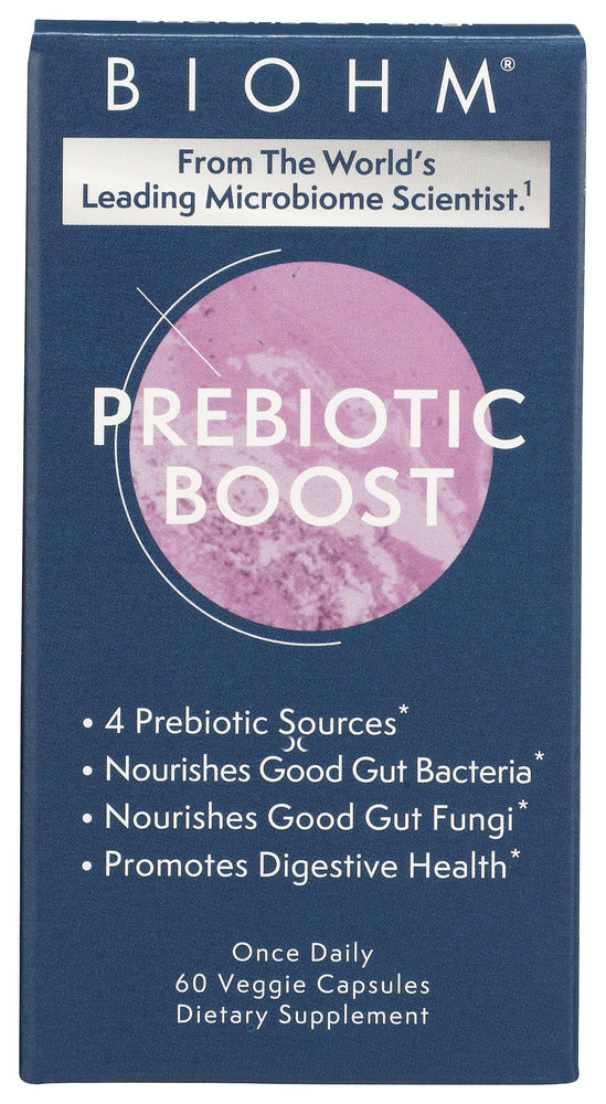 Biohm: Prebiotic Boost Supplement, 60 Vc