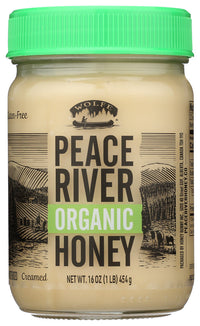 Peace River Honey: Honey Creamed Organic, 16 Oz