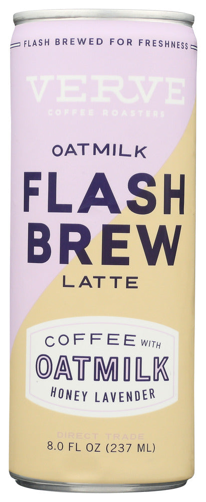 Verve Coffee Roasters: Flash Brew Oatmilk Latte Honey Lavender, 8 Fo