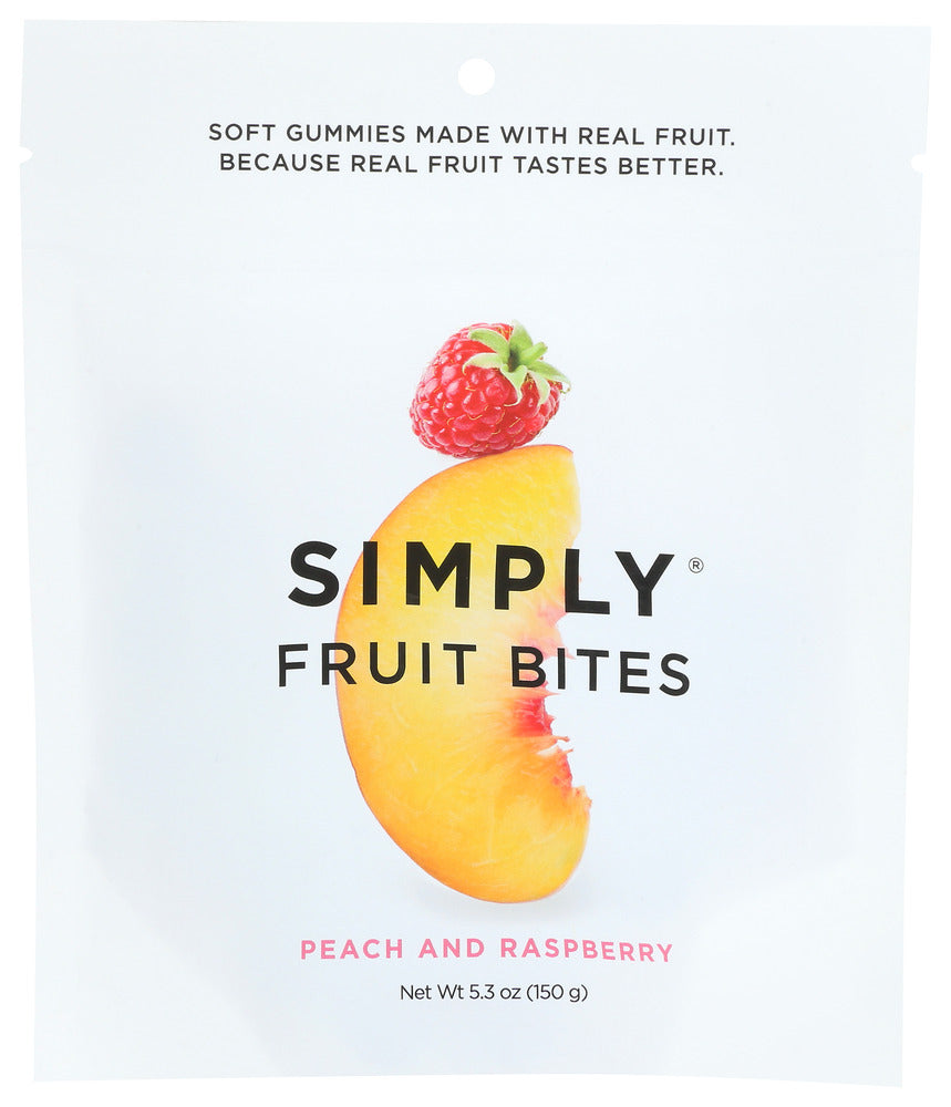 Simplygum: Bites Fruit Peach Rspbry, 5.3 Oz