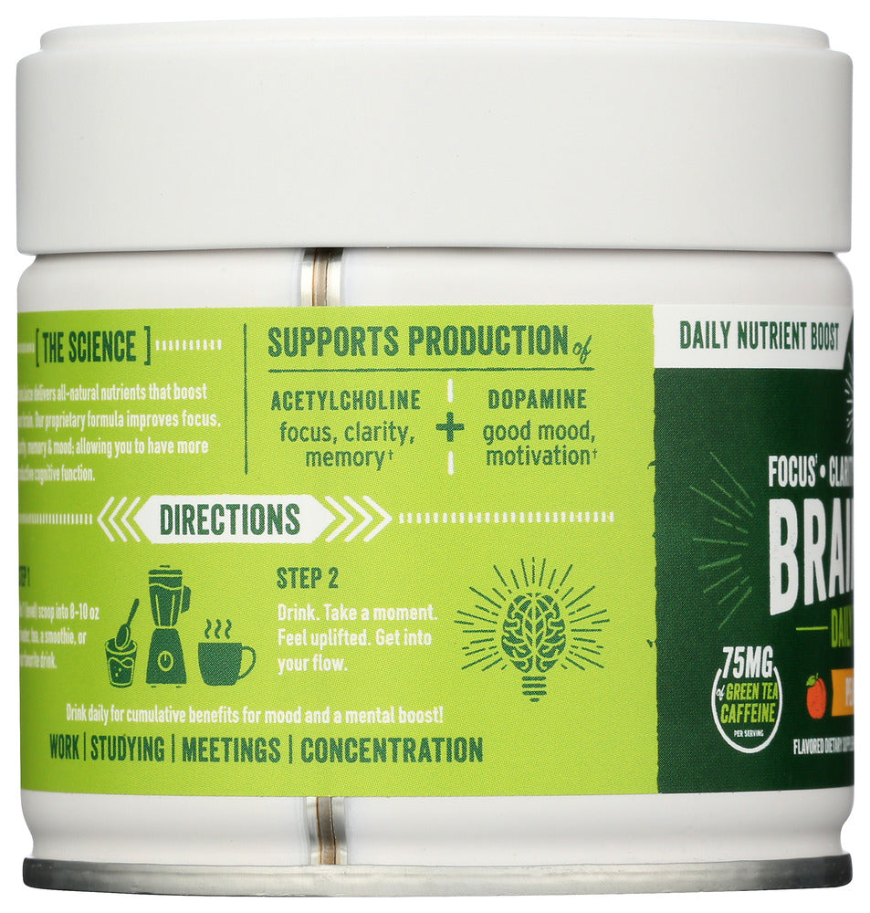 Brainjuice: Original Peach Mango Powder, 2.5 Oz