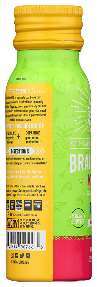 Brainjuice: Shot Kids Immune Berry, 2.5 Fo