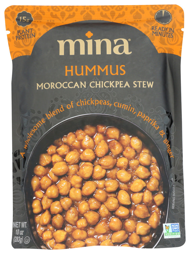 Mina: Stew Chickpea Morrocan, 10 Oz