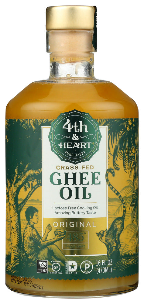 4Th Heart: Ghee Oil Original, 16 Fo