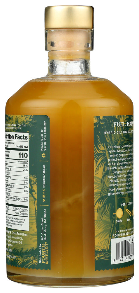 4Th Heart: Ghee Oil Original, 16 Fo