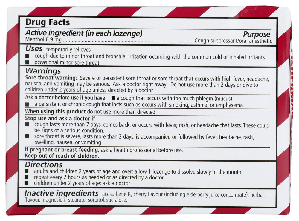 Fishermans Friend: Lozenge Cherry Box Sugar Free, 40 Ea