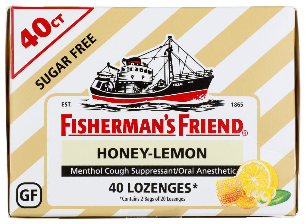 Fishermans Friend: Honey Lemon Lozenges Sugar Free Box, 40 Ea