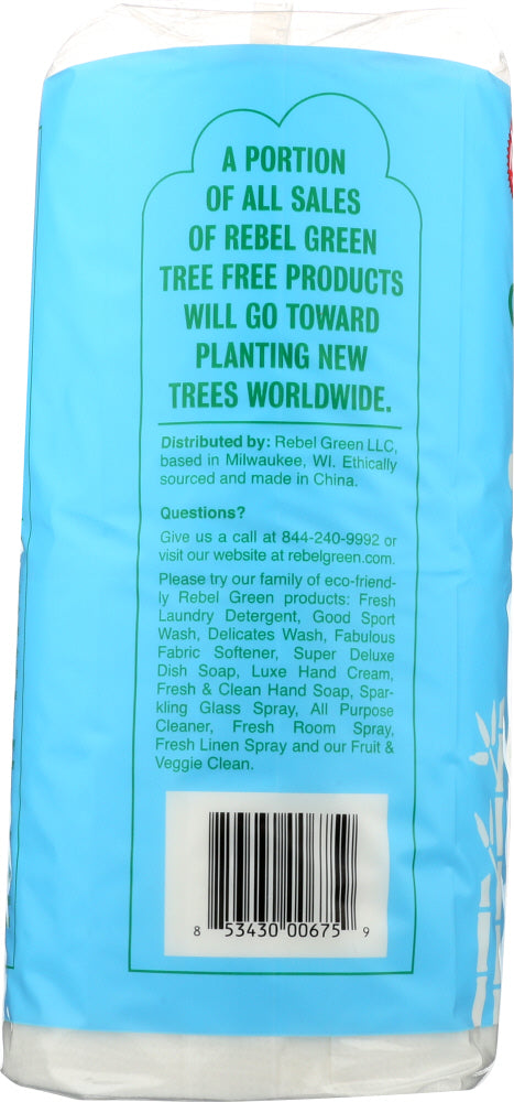 Rebel Green: Tree Free Toilet Tissue 4 Pk, 1 Ea