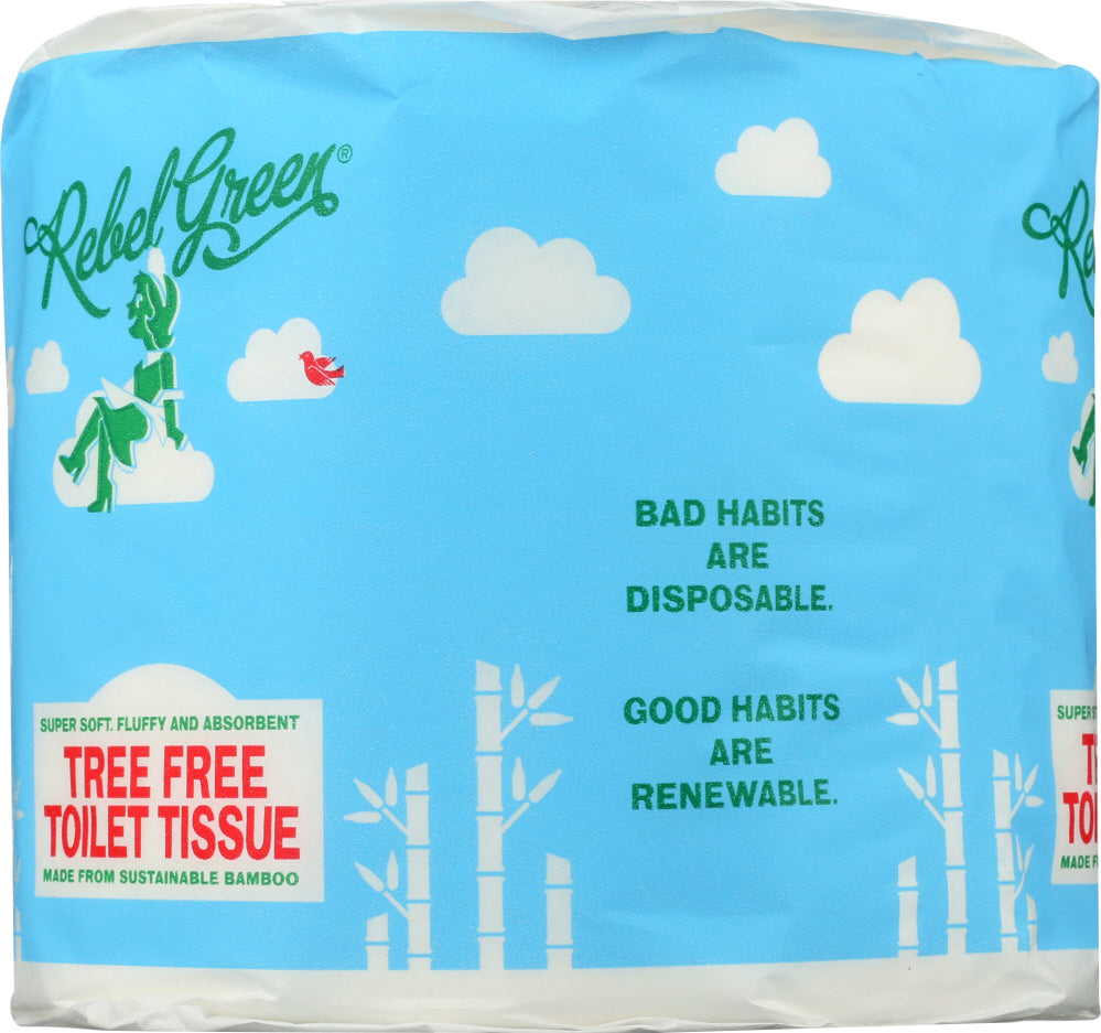 Rebel Green: Single Tree Free Toilet Tissue, 1 Ea