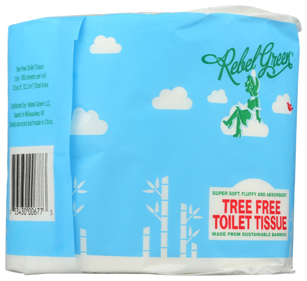 Rebel Green: Single Tree Free Toilet Tissue, 1 Ea