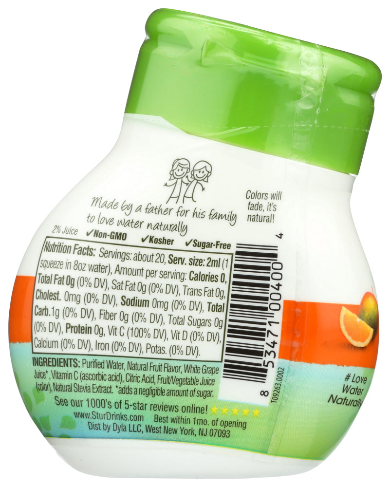 Stur: Orange Mango Liquid Water Enhancer, 1.62 Oz