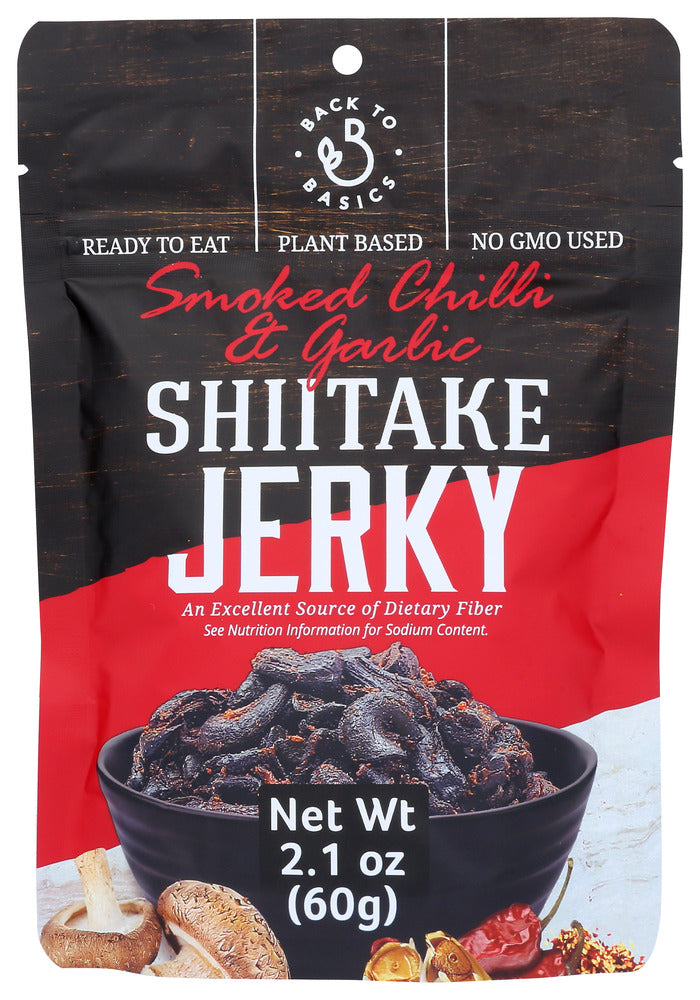 Back To Basics: Jerky Mshrm Chili Garlic, 2.12 Oz