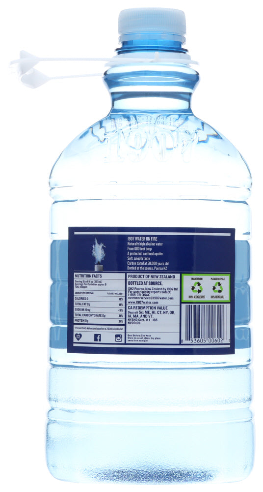 1907 New Zealand Water: Still Artesian Water, 67.6 Fo