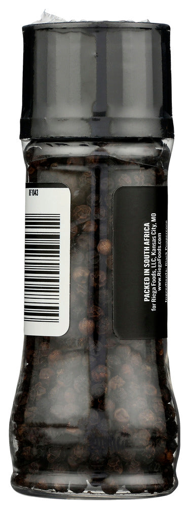 Riega: Black Pepper Grinder, 1.6 Oz