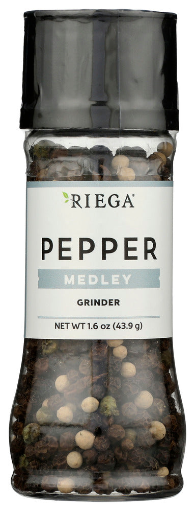 Riega: Pepper Medley Grinder, 1.6 Oz