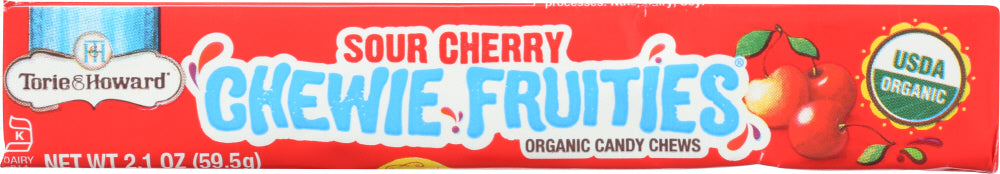 Torie & Howard: Chewie Fruities Sour Cherry Flavor Stick Pack, 2.1 Oz