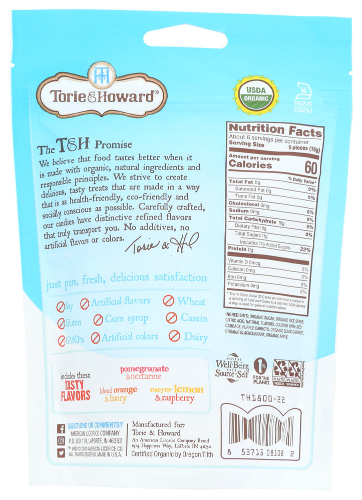 Torie & Howard: Candy Hrd Assrtd Flavors, 3.5Oz