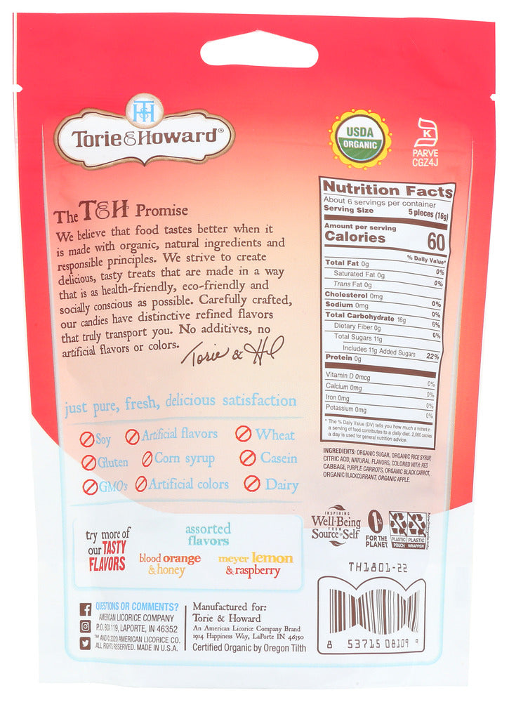 Torie & Howard: Candy Hrd Pmgrnt & Nctrn, 3.5Oz