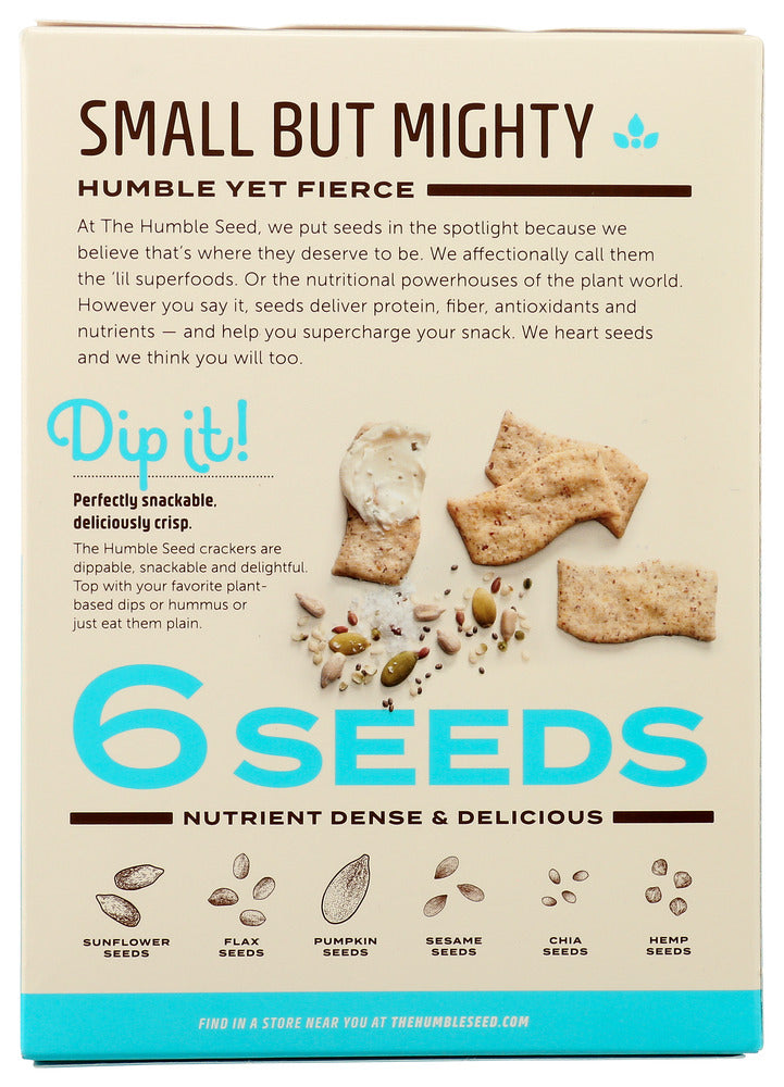 The Humble Seed: Sea Salt Grain Free Crackers, 4.25 Oz