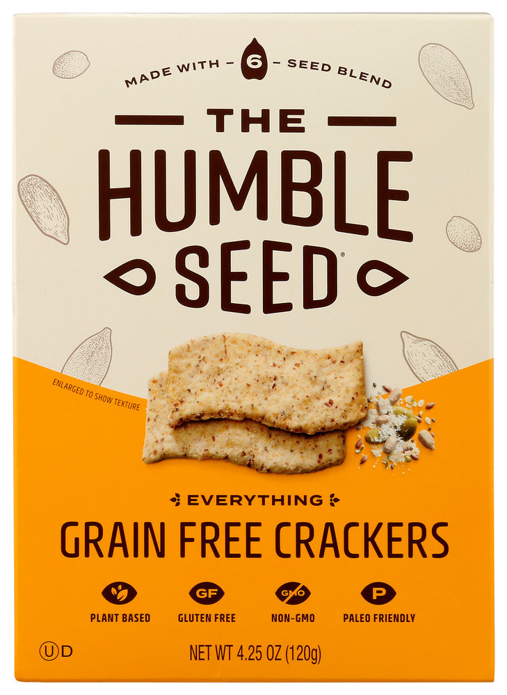 The Humble Seed: Everything Grain Free Crackers, 4.25 Oz