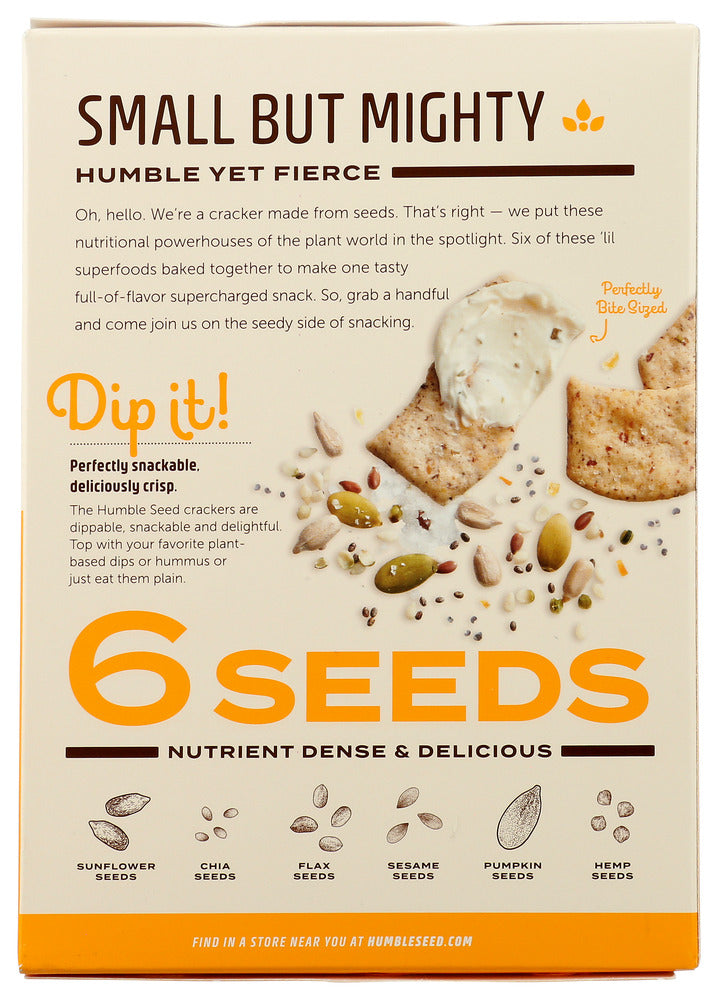 The Humble Seed: Everything Grain Free Crackers, 4.25 Oz