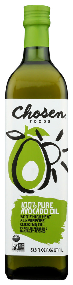 Chosen Foods: Oil 100% Pure Avocado, 1 Lt