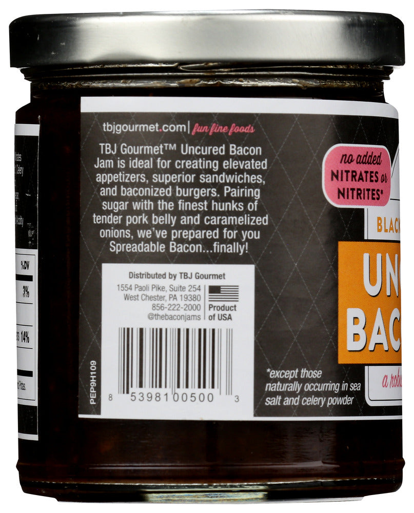 Tbj Gourmet: Jam Bacon Black Pepper, 9 Oz