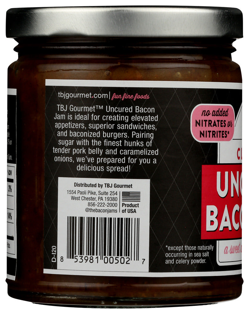 Tbj Gourmet: Jam Bacon Classic, 9 Oz