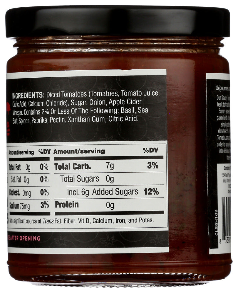 Tbj Gourmet: Jam Spiced Tomato, 9 Oz