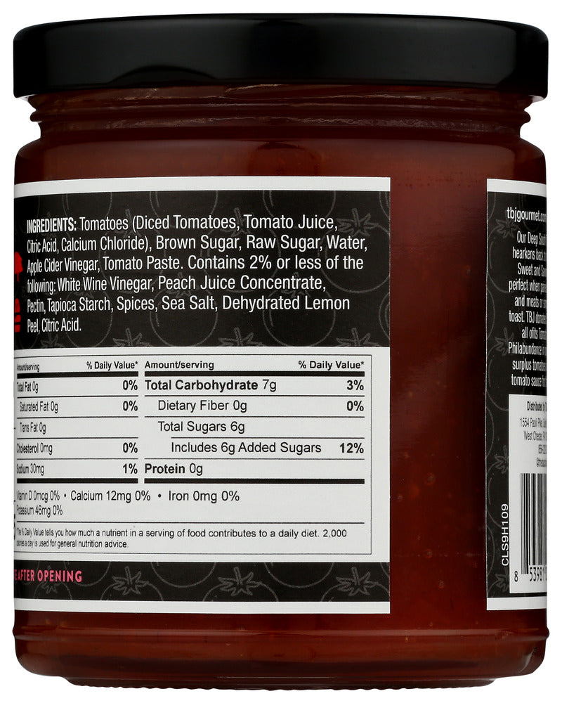 Tbj Gourmet: Jam Tomato Deep South, 9 Oz