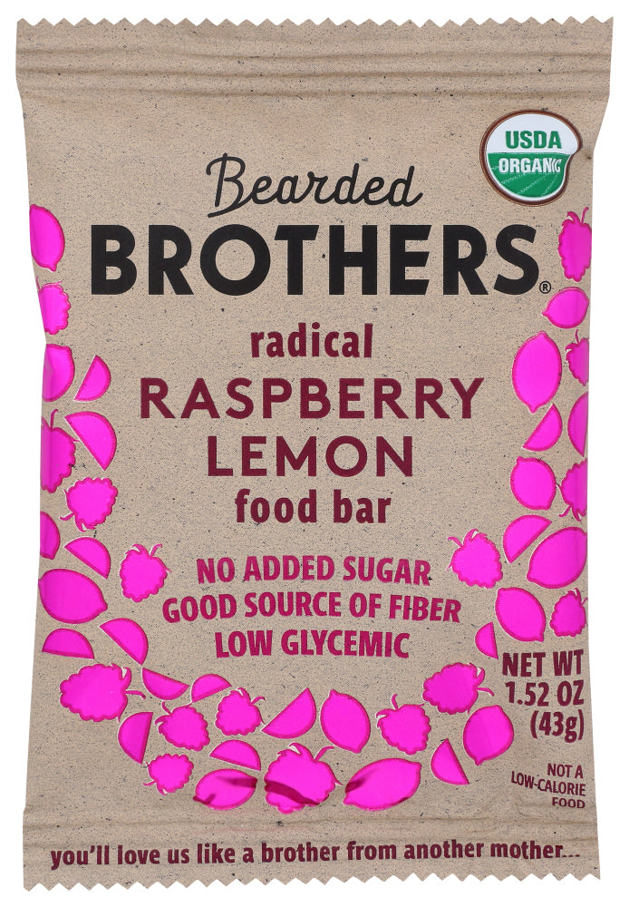 Bearded Brothers: Bar Radcl Rasp Lemon Org, 1.52 Oz