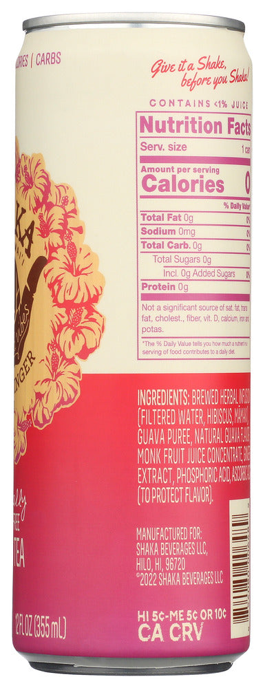 Shaka Tea: Tea Herbal  Guava Ggr Rtd, 12 Fo