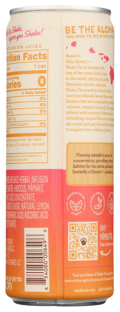 Shaka Tea: Tea Herbal Lemn Rose Rtd, 12 Fo