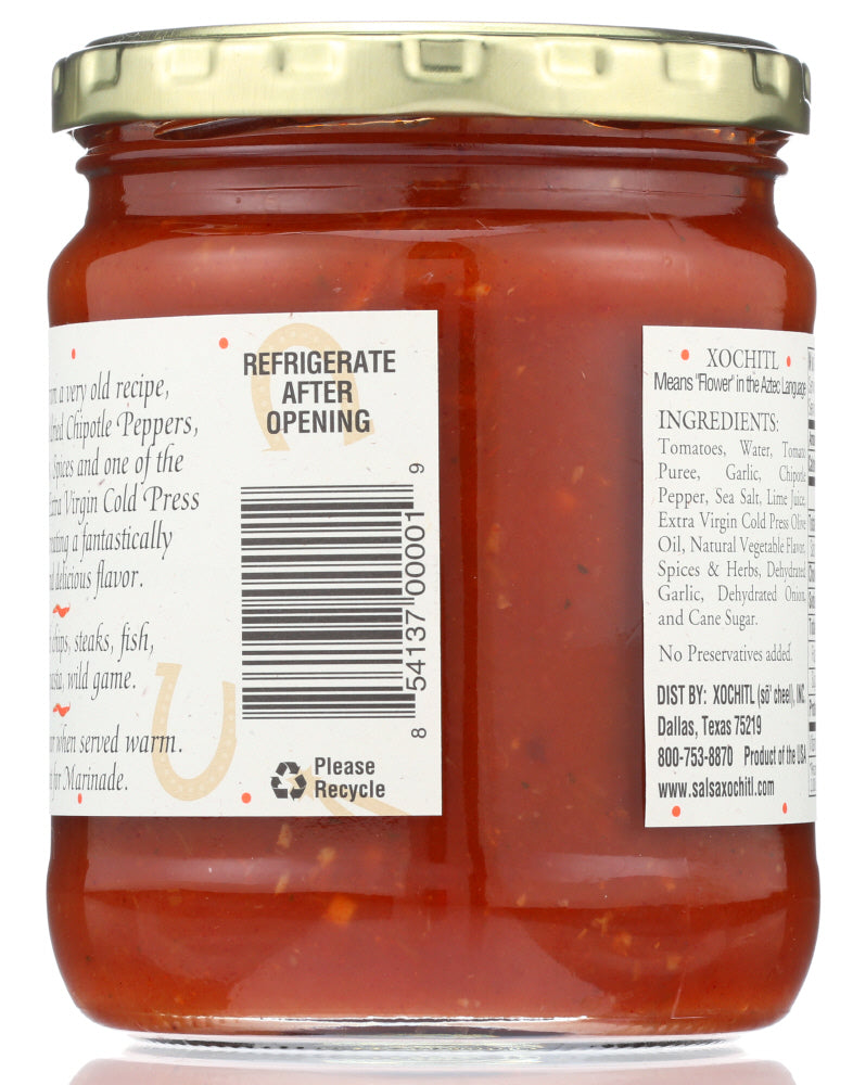 Xochitl: Salsa Chipotle Hot, 15 Oz