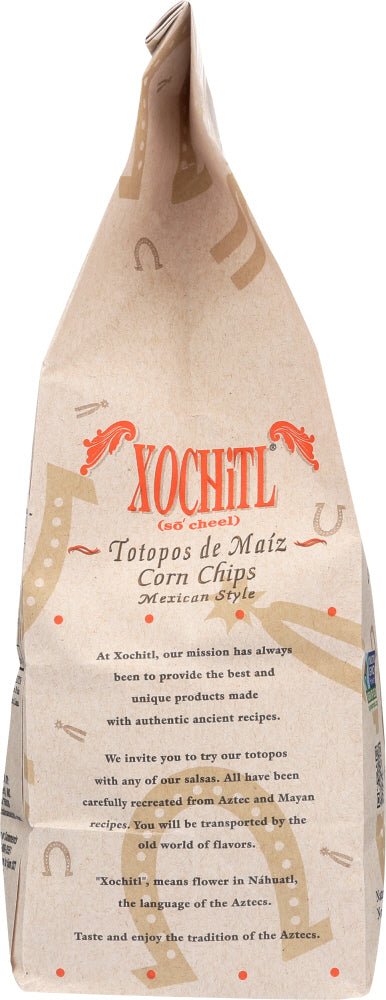 Xochitl: Corn Chips Unsalted Mexican Style, 16 Oz