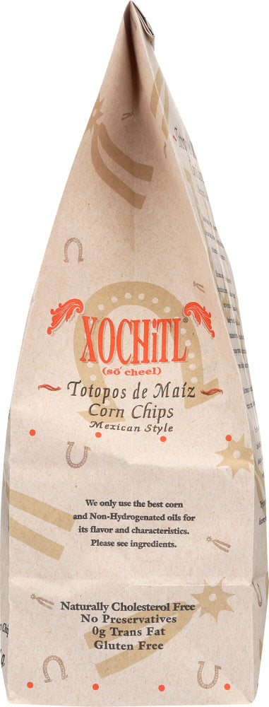 Xochitl: Corn Chips Unsalted Mexican Style, 16 Oz