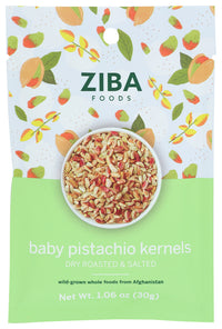 Ziba Foods: Baby Pistachio Kernels Roasted And Salted, 1.06 Oz