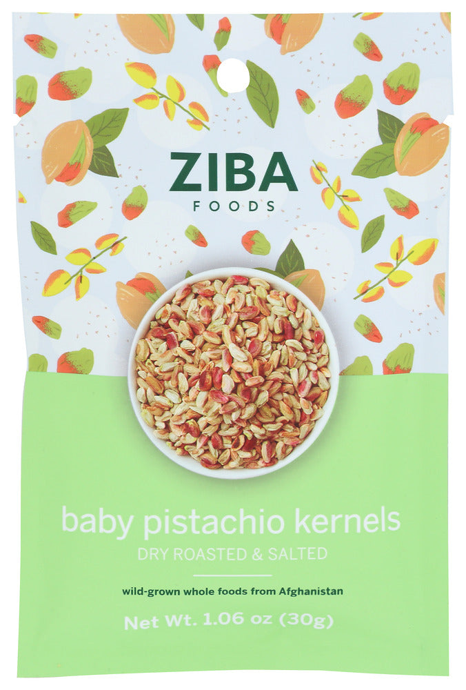 Ziba Foods: Baby Pistachio Kernels Roasted And Salted, 1.06 Oz