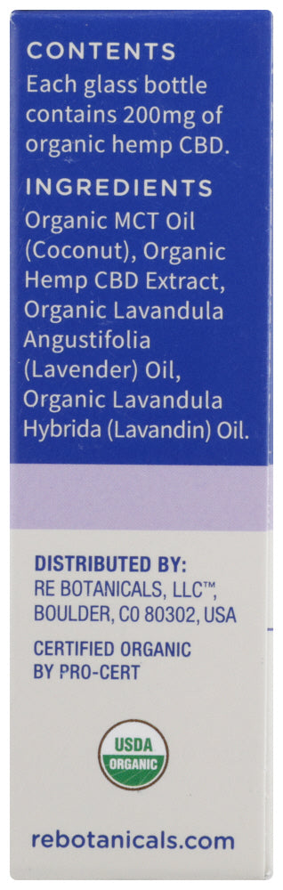 Re Botanicals: Lavender Relief Body Oil, 0.34 Oz