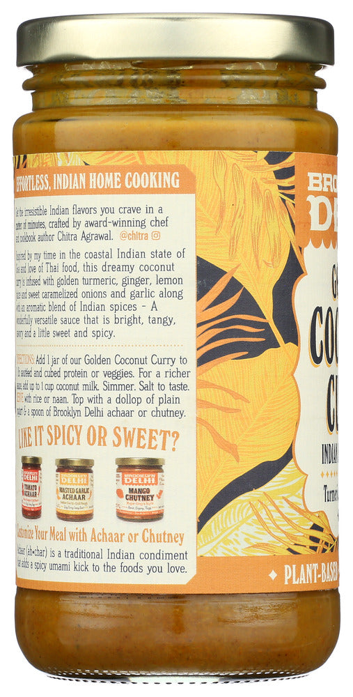 Brooklyn Delhi: Sauce Simmer Ccnut Curry, 12 Oz