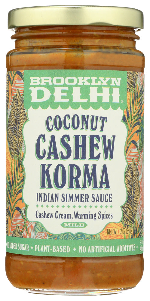 Brooklyn Delhi: Sauce Coconut Cashew, 12 Oz