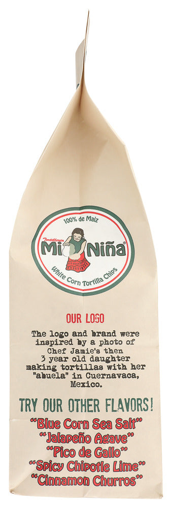 Mi Nina: Chips Tortilla Sea Salt, 12 Oz