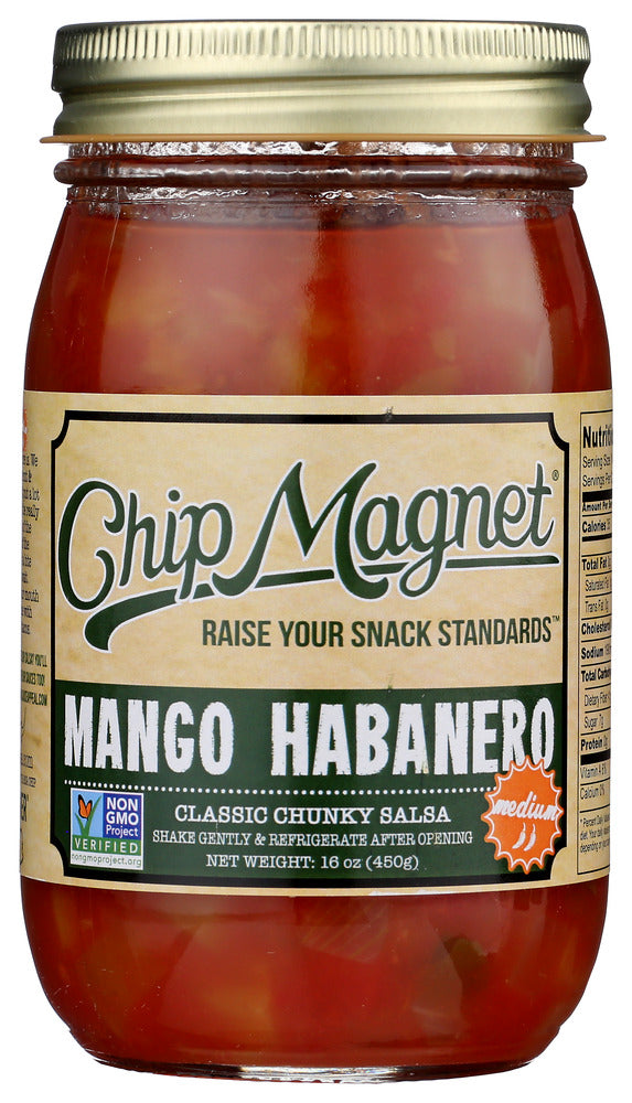 Chip Magnet: Salsa Mango Habanero, 16 Oz