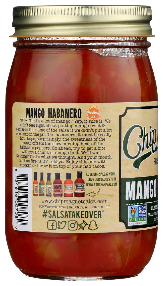 Chip Magnet: Salsa Mango Habanero, 16 Oz